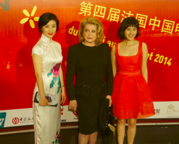 Yi Chunde, Catherine Deneuve et Xia Zi Tong