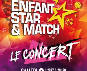 Enfant Star et Match : Le concert