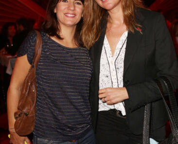 Estelle Denis et Sandrine Quetier lors de la soiree d'inauguration du restaurant Roxie a Paris, France, le 27 Novembre 2018. Photo by Jerome Domine/ABACAPRESS.COM