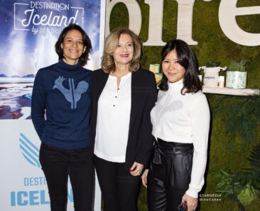 Christelle Gauzet, Valérie Trierweiler et Ly DANH
Crédit photo : @Mike Cohen