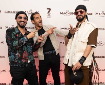 Sofiane Zermani - Soirée "Iconoclast x 2 Horloges" sur la plage Magnum lors du 77ème Festival International du Film de Cannes, France, le 20 mai 2024. © Jeremy Melloul / Magnum Cannes via Bestimage
 